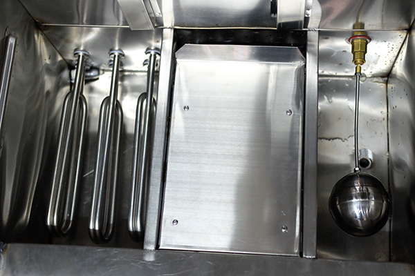 Hình ảnh bên trong tủ nấu cơm công nghiệp 60kg bằng điện
